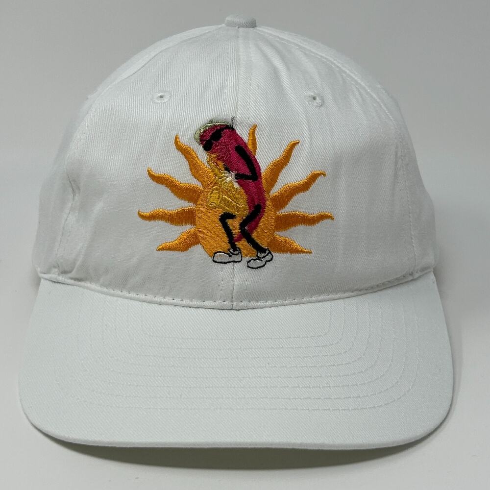 Vintage 90s Championship Chili Cookoff Hat Baseball Cap White Las Vegas Snapback